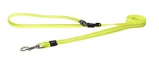 Reflective Dog Leash For Medium Dogs 5/8 Inch Wide 6 Ft Long Yellow Safety