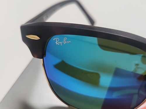 Lentes Ray-Ban Clubmaster Azul Flash Marco Tortuga Hombre y Mujer Clásico Auténtico - Imagen 2 de 8