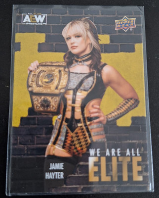 2023 Upper Deck AEW All Elite Wrestling We Are All Elite #AE-38 Jamie Hayter