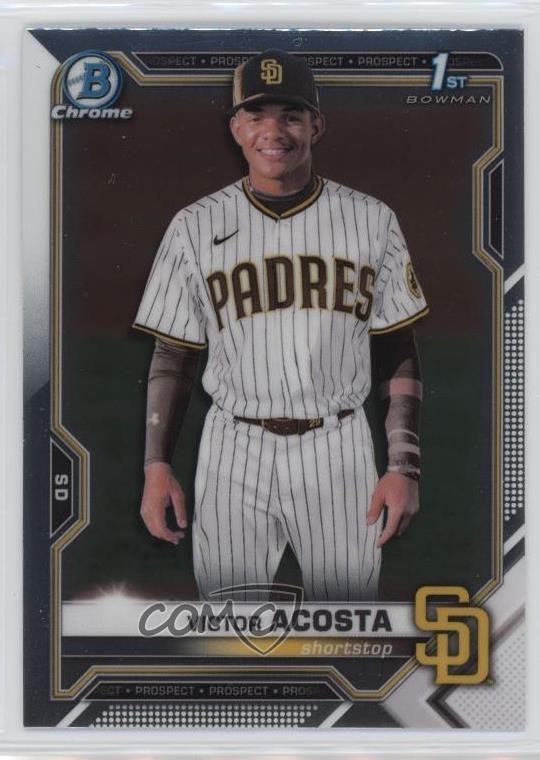 2021 Bowman Chrome Prospects Victor Acosta #BCP-151 19fe