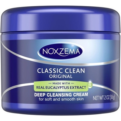 Noxzema Classic Clean Cleanser, Original Deep 2 Ounce (Pack of 1), Blue