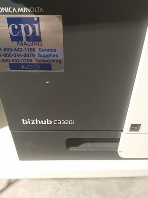 Konica Minolta BizHub C3320i - Color/Laser MFP Printer Copier
