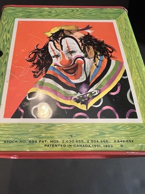 Matty Mattel Vintage Jack in the Box Clown - Not Working - For