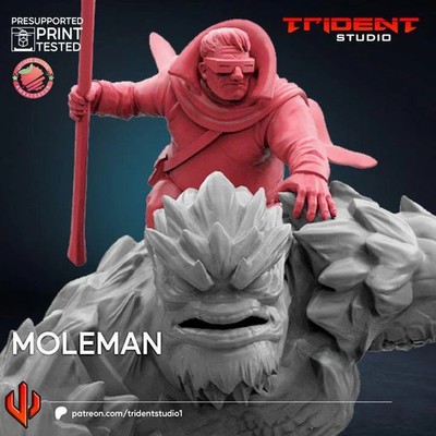 Moleman Marvel Crisis Protocol Proxy Miniature | Trident MCP