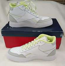 Reebok Court Advance Bold High Female Tennis Shoes Size 5.5 Lime Green High Top