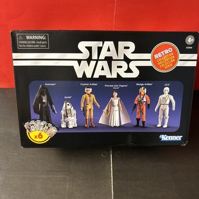 New 2026 Star Wars The Retro Collection A New Hope Wave 4 6 Pack 3.75  In Hand