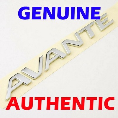 ORIGINAL OEM 863113X000 Avante Logo Emblem hinten für Hyundai Avante MD 2011-...