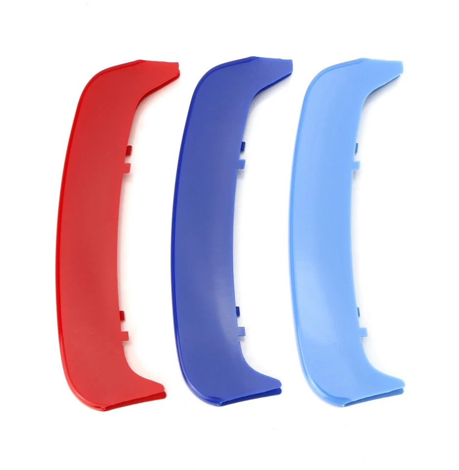 ///M-Color Grille Insert Trims For 96-99 BMW E36 3 Series w/11 Beam Kidney Grill - Image 3 of 4