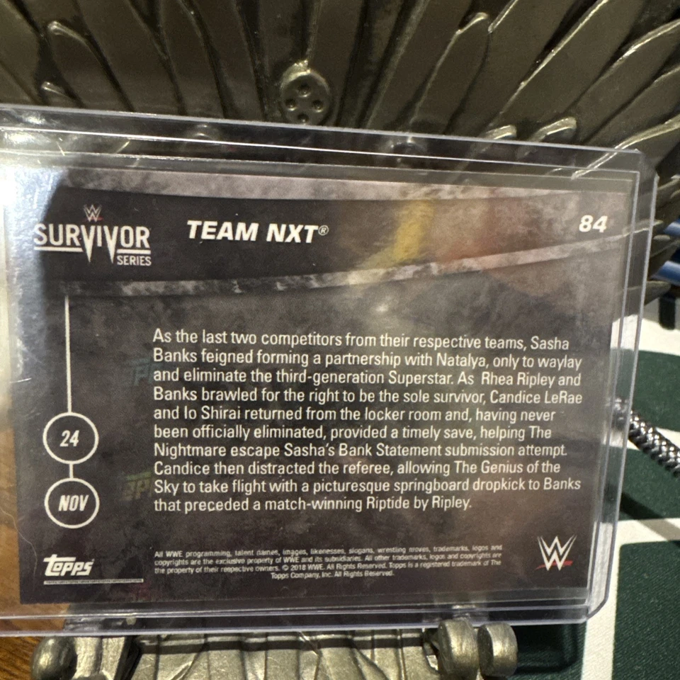 2019 Topps Now WWE NXT #84 Rhea Rhipley Team NXT - Image 2 of 2