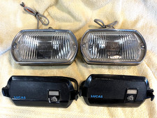 Lucas Ft8 Lamps With Covers And Straps For Triumph Ford Reliant Scimitar Lucas Ft8 Lamps With Covers And Straps For Triumph Ford Reliant Scimitar