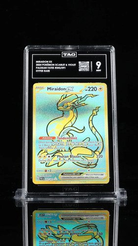 Miraidon ex graded TAG 9 for sale on eBay