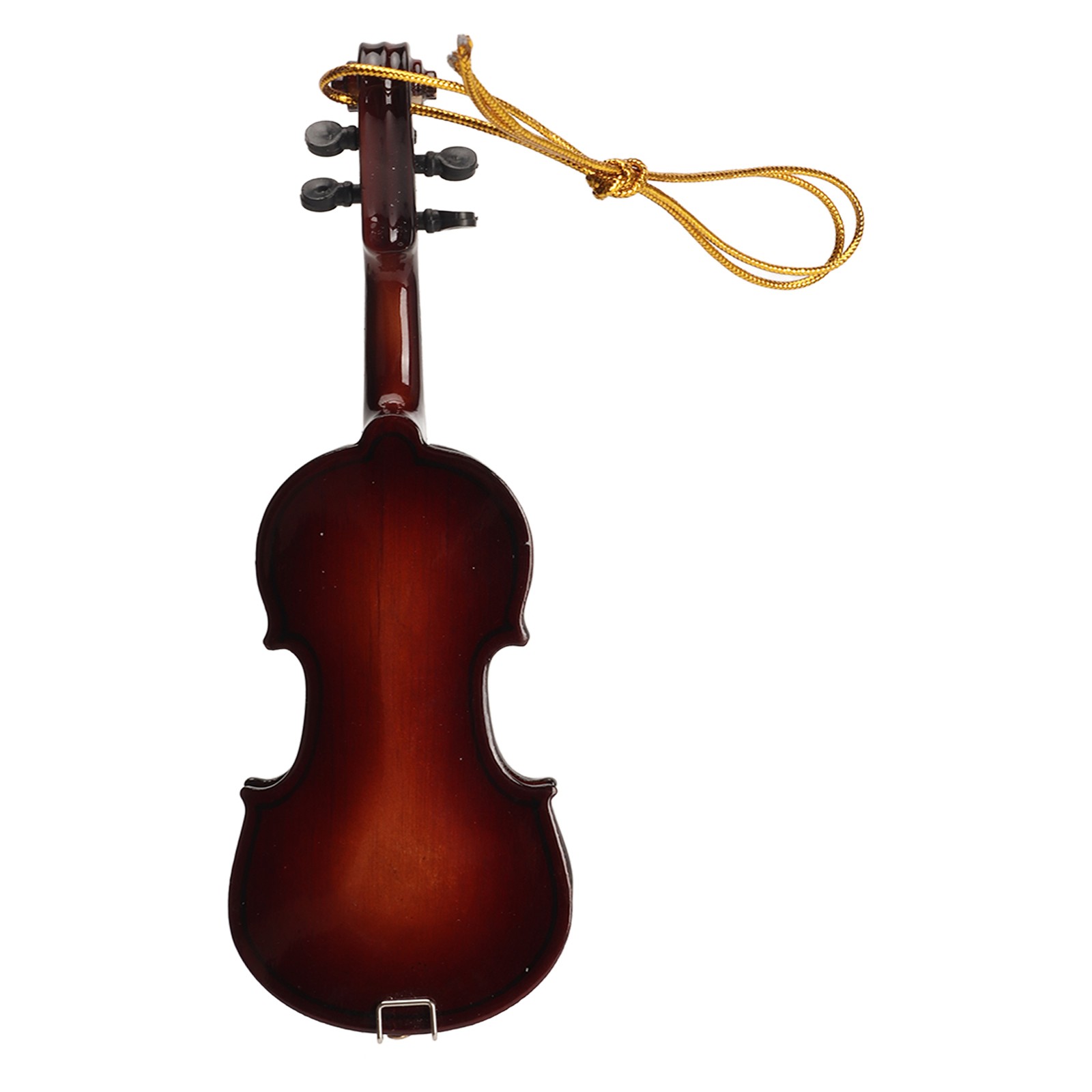 Miniature Violin Hanging Ornament Delicate Resin Musical Instrument Christmas.