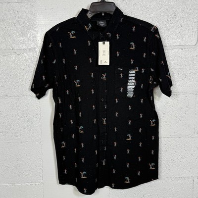  Rip Curl Hula Breach Short Sleeve Chambray Woven Black medium $60