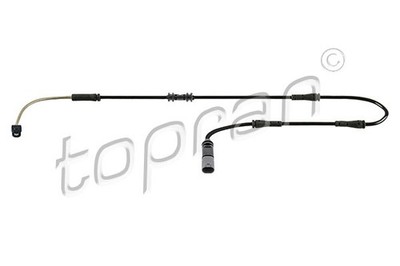 Rear axle Topran 502 011 warning contact, brake pad wear for BMW