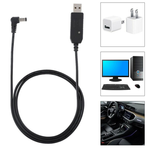USB Adapter Cable Charger Power Depend On Radio For Baofeng 2-Way Radio - Afbeelding 2 van 6