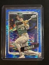 🔥Brent Rooker 2024 Topps Cosmic Chrome #102 Blue Moon Refractor 75/99 A's