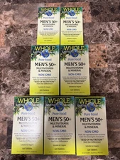 Lot Natural Factors Whole Earth & Sea Men's 50+ Multivitamin& Mineral Exp 2028