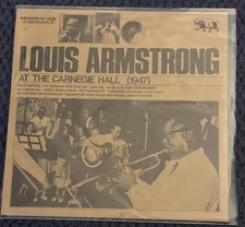 Louis Armstrong - At The Carnegie Hall VINYL Import 101.531 Archive Of Jazz VG+