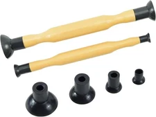 2PCS Valve Lapping Tool Set,with 4 Suction Plates Hand Lapping Grinding Stick To
