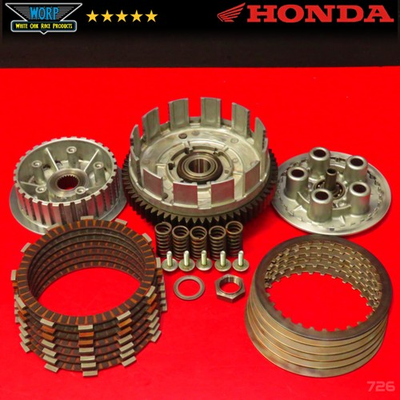 #ad 1989 HONDA PC800 PACIFIC COAST CLUTCH BASKET INNER HUB BOSS PRESSURE PLATE DISCS $79.99