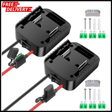 2 Packs Adapters Compatible with Makita 18V Battery for Power Wheel Battery Adap