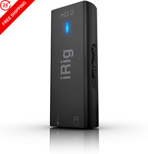 IK Multimedia iRig HD 2 guitar audio interface for iPhone, iPad, 2