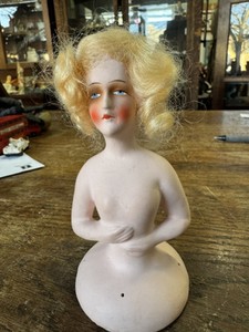Antique Art Deco Half Doll Lady
