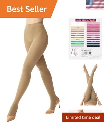 80 Den Women's Microfiber Opaque Tights - Plus Size XX-L to 3X-L