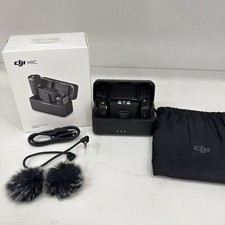 DJI Mic Wireless Microphone System 2 TX RX Charging Case Good Condition