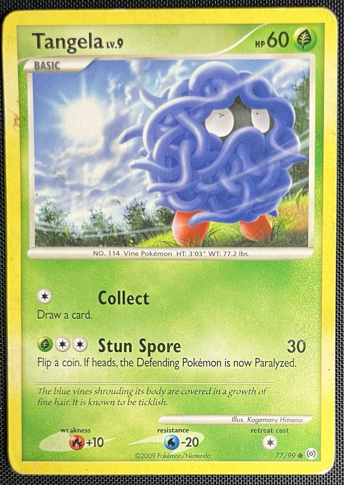 Tangela 77/99 Pokemon English Platinum: Arceus 2009