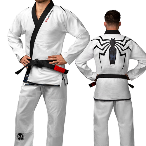 新品 並行輸入品 Hayabusa マーベルシンビオート柔術giを ホワイト A0 その他 Adga Org