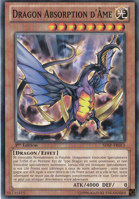 Seelenabsorption Drache - Schattengeister - SHSP-FR013 - Yu Gi Oh Karte 