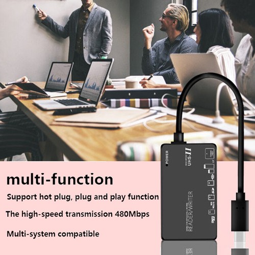 All In One Card Reader USB 2.0 SD Card Reader Adapter Support TF CF XD MS M2-* - Photo 7/17