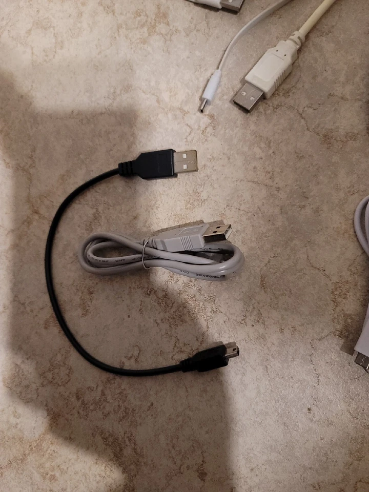 14 Micro USB Cable & 2 Mini Usb Charger Cord Various Lengths - Image 3 of 4