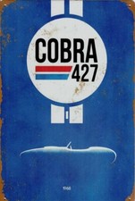 Retro Metal Sign, Garage, Man Cave, She Shed, Bar  30cm x 20cm AC Cobra 01