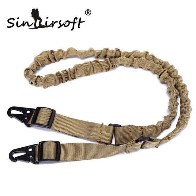 Two 2 Point Quick Detach Rifle Sling Adjustable Tactical Airsoft Strap Hunting
