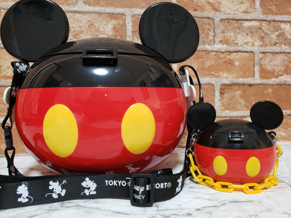 TOKYO DISNEY RESORT Mickey Mouse Popcorn Bucket × candy case
