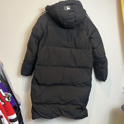 MLB New York Yankees Unisex Black Goose Down Parka Full Zip MLB New York Yankees Unisex Black Goose Down Parka Full Zip
