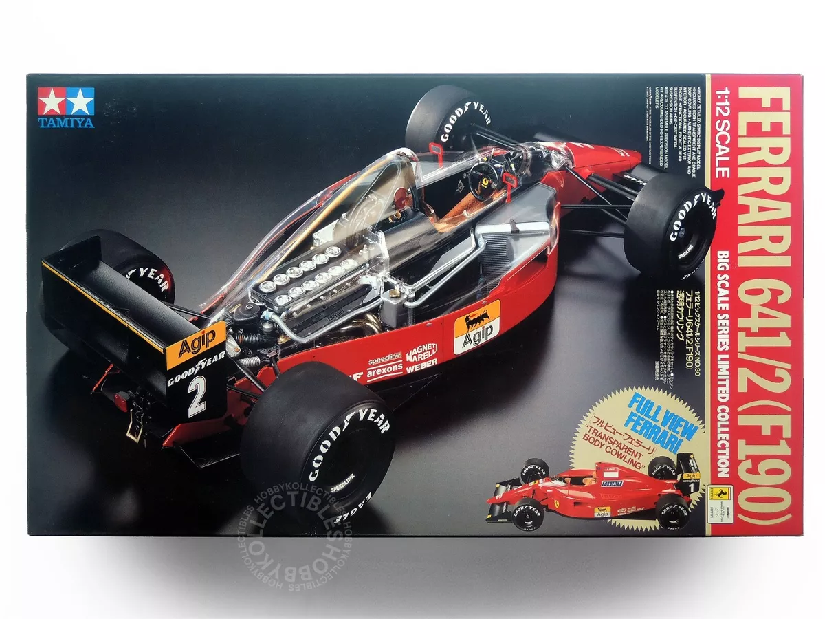 Tamiya 1/12 Full View Ferrari 641/2(F190) #12030 Big Scale Limited Collection