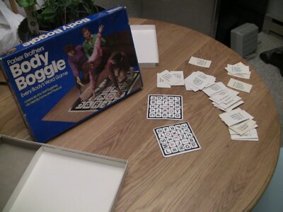 Body Boggle Board Game from Parker Brothers 1984 COMPLETE 