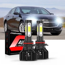 For Chevy Malibu 2016 2017 2018 6000K LED Headlight Bulbs High Low Beam Kit Pair