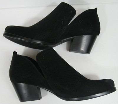 black booties 1 inch heel