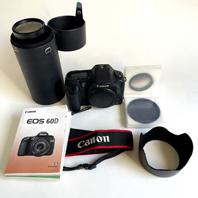 Canon Lot   EOS 10D 6.3MP Digital SLR Camera   Filters   Lens   Strap   Untested