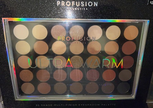 Profusion Cosmetics ~ ULTRA WARM ~ 35 Shade Multi-finish Eyeshadow Palette BNIB - 第 6/15 張圖片
