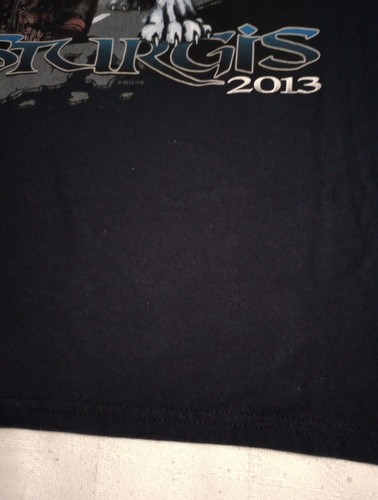 Harley Davidson Tee XL STURGIS 2013 South Dakota T Shirt - 第 5/11 張圖片
