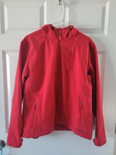 Womens Double Diamond Fleece Lined Jacket- Red- Xl