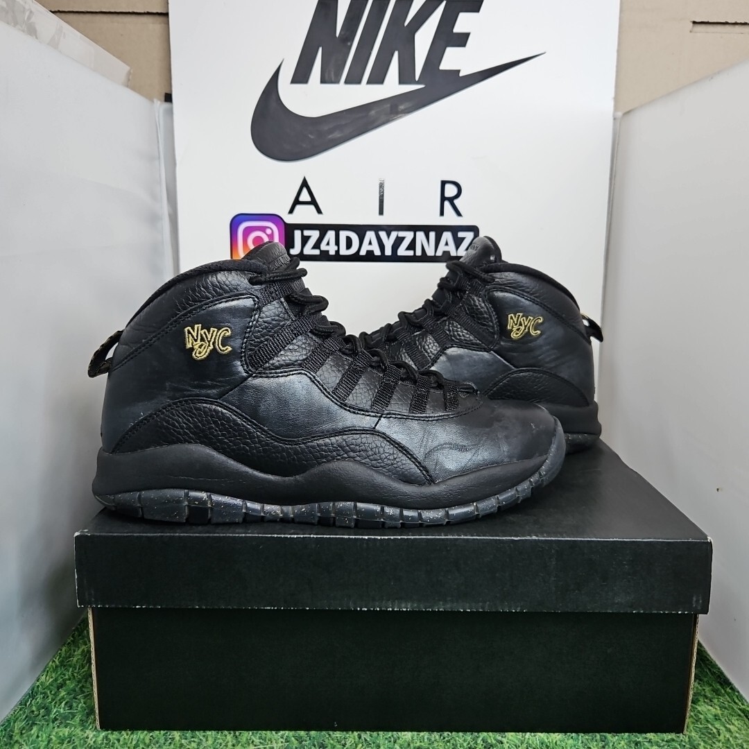 Nike Air Jordan 10 Retro NYC 2016 Size 9 OG Box 886915460098 Nike Air Jordan 10 Retro NYC 2016 Size 9 OG Box 886915460098