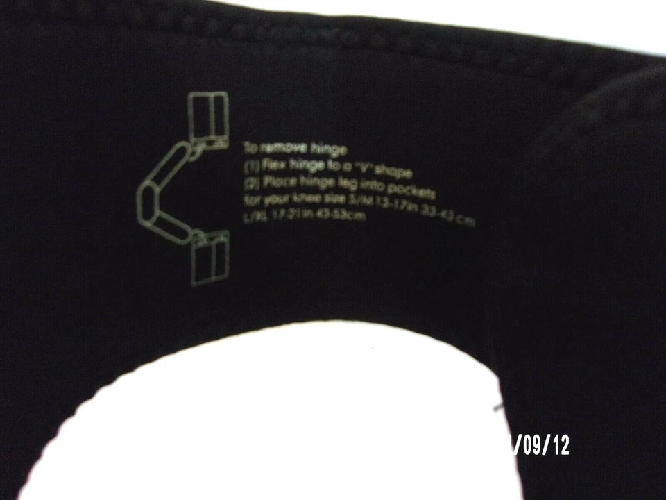 Rodillera Mueller negra talla pequeña 13-17 pulgadas acolchada duradera EN STOCK Foto 4 de 4