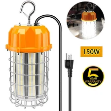 150W LED Temporary Construction Lighting Portable Work Light Job Site High Bay 