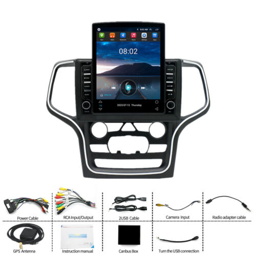 9.7'' 2+32GB Vertical Android Stereo Radio GPS RDS For 14-22 Jeep Grand Cherokee - 第 1/21 張圖片